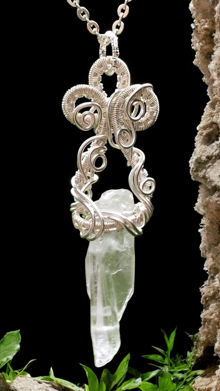 křišťál tyčka šperk